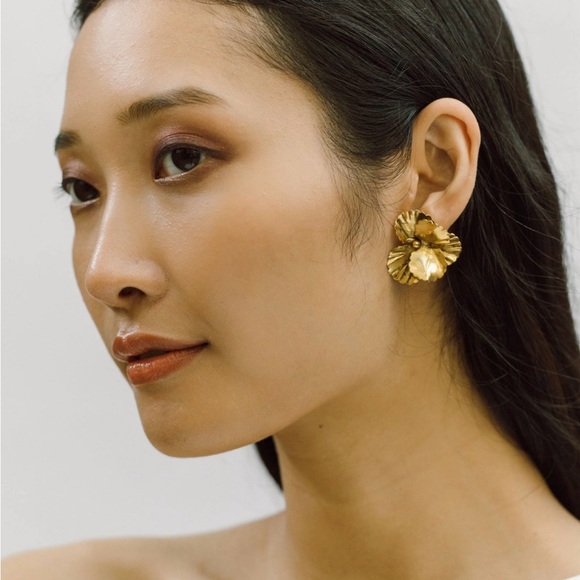 Jennifer Behr Pansy Earrings - Picture 2 of 9